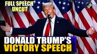 Full Speech Uncut Donald Trump’s victory speech [upl. by Cira]