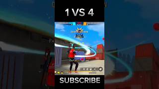 1 VS 4 IN CLASH SQUAD ACE 😈🔥freefire viralvideo virqlshort trending [upl. by Bevon463]