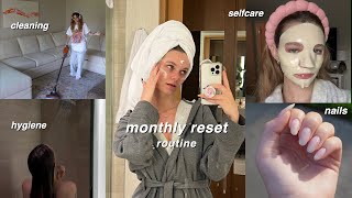 My Monthly Reset Routine  Deep Apartment Cleaning amp Selfcare [upl. by Alegnasor]