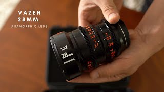 Vazen 28mm T22 18x Anamorphic  GH5  Lens Review [upl. by Huckaby316]