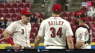 An inside look at what is said during a mound visit  REDS LIVE [upl. by Odnomra133]