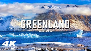 Greenland 4K  Majestic Icebergs Expansive Glaciers Arctic Beauty of the World’s Largest Island [upl. by Anitnas]