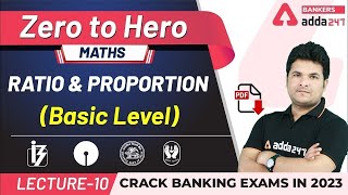 Ratio and Proportion  Arithmetic Math की शुरुआत  Shantanu Shukla Adda247 Banking Classes  Lec10 [upl. by Irmine]