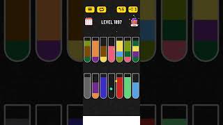 Water sort puzzle  Level 1897 [upl. by Leoline]