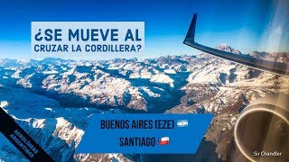 ¿Se mueve el avión arriba de la cordillera vuelo Buenos Aires Santiago [upl. by Nixie]