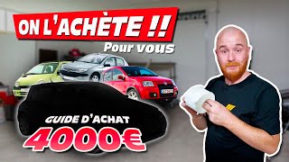 GUIDE DACHAT Quelle voiture acheter pour rouler PAS CHER On l’a achetée [upl. by Yalcrab]