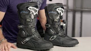 2014 Alpinestars Toucan GoreTex Boots Review at RevZillacom [upl. by Ramalahs]