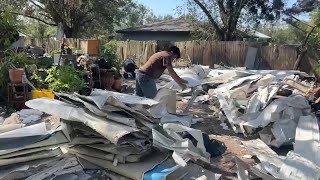 A lot of work to do Okeechobee County residents clean up after Milton [upl. by Runkel]