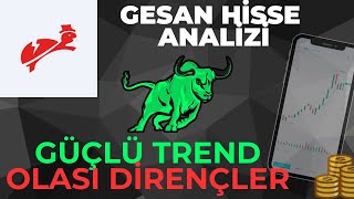 GESANDA POZİTİF TREND DEVAM EDİYORGESAN TEKNİK ANALİZ GESAN HİSSE ANALİZİ VE YORUMLARI [upl. by Esinek]