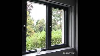 Inward Opening Windows with Blackout Blinds and Side Channels Hidden Inside the Wall [upl. by Idalia]