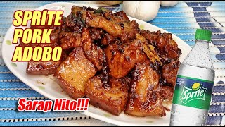 A SECRET TO COOK SUPER TASTY SPRITE PORK ADOBO [upl. by Aelyk]