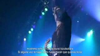 Gackt Kimi ga oikaketa yume live subtitulado en español [upl. by Ystap]