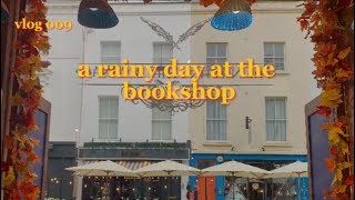 vlog 009  a rainy day at the bookshop [upl. by Silyhp]