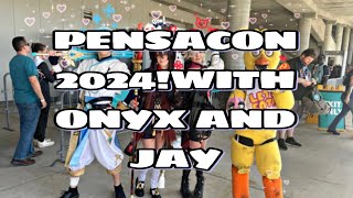 PENSACON 2024 WITH ONYX AND JAY cosplay pensacon genshinimpact fnaf [upl. by Tohcnarf]