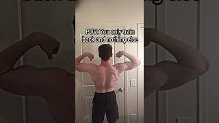 Back is too overdeveloped 😭 shorts bodybuilding motivation fitness back [upl. by Allac395]