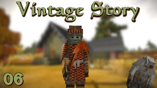 Making Lamellar Armor  Vintage Story Relaxing Longplay  Ep 6  No Commentary [upl. by Inavoj]