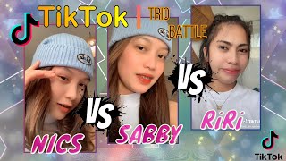 Sabby amp Sophia Vs RiRi Navarro Vs Nics Orense  TikTok Trio Battle [upl. by Feldman]