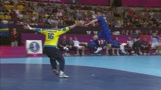 Mens Handball Sweden v Iceland  Group A  London 2012 Olympics [upl. by Ahsias]