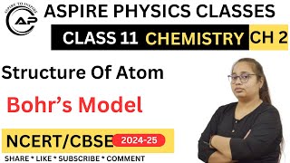 Class 11 Chemistry  Structure Of Atom  Bohrs Model Of An Atom  Ch  2 class11chemistry [upl. by Roda]