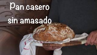 Pan casero sin amasar [upl. by Kcirddor]