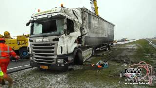 Vrachtwagen berging N50 thv Kampenzuid [upl. by Guod]