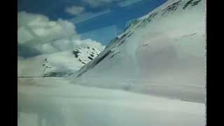 Zermatt nach St Moritz  Glacier express April 2012 [upl. by Ecinue364]