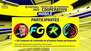 Comienza el TORNEO COOPERATIVO de YOUTUBERS 🏆⚽ Adiós eFootball 2023 [upl. by Ilellan]