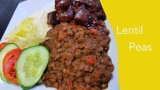 Lentil peas stewed in coconut milk  Trini style [upl. by Ahsaeit]