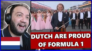 Dutch National Anthem by André Rieu  Formula 1 Oranje Fans  Teacher Paul Reacts Netherlands 🇳🇱 [upl. by Nonek]