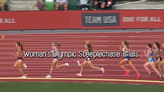 Womans Olympic Steeplechase Trials 2024 [upl. by Emmey281]