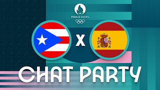 Puerto Rico v Spain  Womens Olympic Basketball Tournament Paris 2024  Chat Party ⚡🏀 [upl. by Loren]