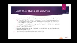 Clinical Enzymology II Hydrolases [upl. by Uhile368]