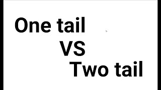 One Tailed and Two Tailed Tests Critical Values amp Significance Level  Inferential Statistics [upl. by Miran]