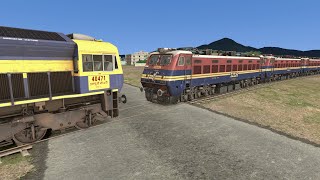 LKO WDG4D COUPLING NEW LAUNCHED VIJAYWADA WAP 4  TRAIN SIMULATOR 2024 [upl. by Ikcaj]