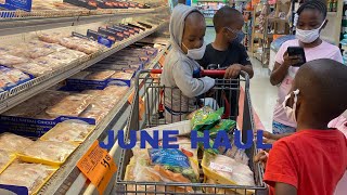 JUNE GROCERY 🛒 SHOPPING HAUL [upl. by Atiniv]