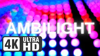 AMBILIGHT COLOR TEST  4K DEMO PHILIPS [upl. by Catie]