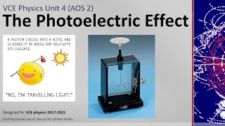 The Photoelectric Effect explained post16 science tutorial suitable for VCE  Alevel  IB [upl. by Reisfield138]