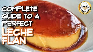 LECHE FLAN 4 SECRETS TO A SMOOTHER amp CREAMIER LECHE FLAN RECIPE  KUSINERONG ARKITEKTO [upl. by Solorac]