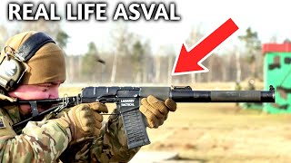 CODM ASVAL in Real Life [upl. by Euqenimod]