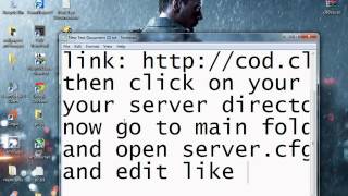 How to change Name and Rcon password of cod 46 server [upl. by Bopp]