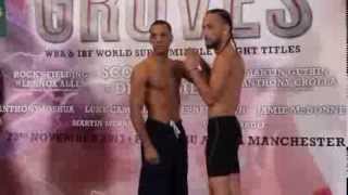 KAL YAFAI v ABIGAIL MEDINA  OFFICIAL WEIGH IN  BATTLE OF BRITAIN  FROCH v GROVES [upl. by Blayze]