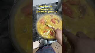 Best seafood 🦞 paella  Chiringuito las sardinitas foryou travel seafood paella viralvideo [upl. by Inittirb]