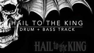 HAIL TO THE KING  Drum and Bass only GUITAR BACKINGTRACK [upl. by Ndnarb]