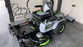 EGO Z6 Zero Turn Lawn Mower Review  Finally a Good Electric Riding Lawn Mower [upl. by Happ]