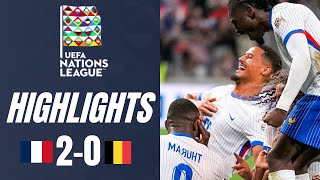 France vs Belgium 20 Highlights UEFA Nations League 202425 [upl. by Gonta]