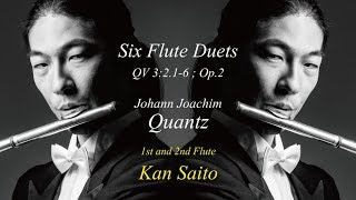 6 Duets for 2 Flutes QV 32 JJQuantz [upl. by Rockie131]