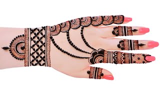 Stylish mehndi design front hand mehndi design easy amp simple  mehandi ka design  mehndi designs [upl. by Ntsuj]