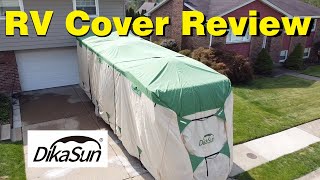 RV Cover Review  DIKASUN Class quotCquot RV Cover  Coachman Leprechaun 260DS [upl. by Edmondo]