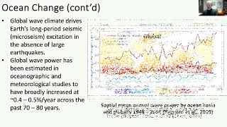 A MultiDecadal Analysis of the Global Microseism and Ocean Wave Climate [upl. by Dammahom]