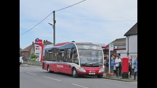 THRASH Borders Buses 11504 YJ15AAY on 418 to Wooler 20240903 Part 4 [upl. by Cyrilla]